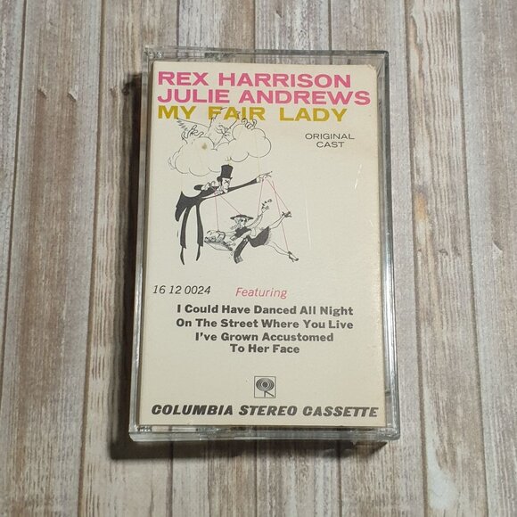 My Fair Lady Original Cast Cassette Rex Harrison Julie Andrews Columbia Stereo - Picture 1 of 3